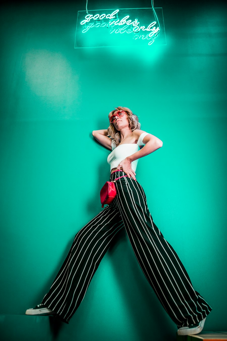 Models showcasing high fashion streetwear transitions